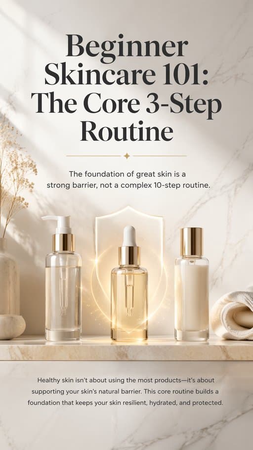 Beginner Skincare 101: The Core 3-Step Routine, a carousel created in FormaLM.