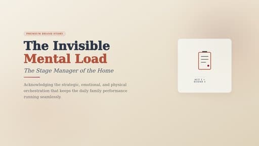 The Invisible Mental Load: The Stage Manager of the Home, a video created in FormaLM.