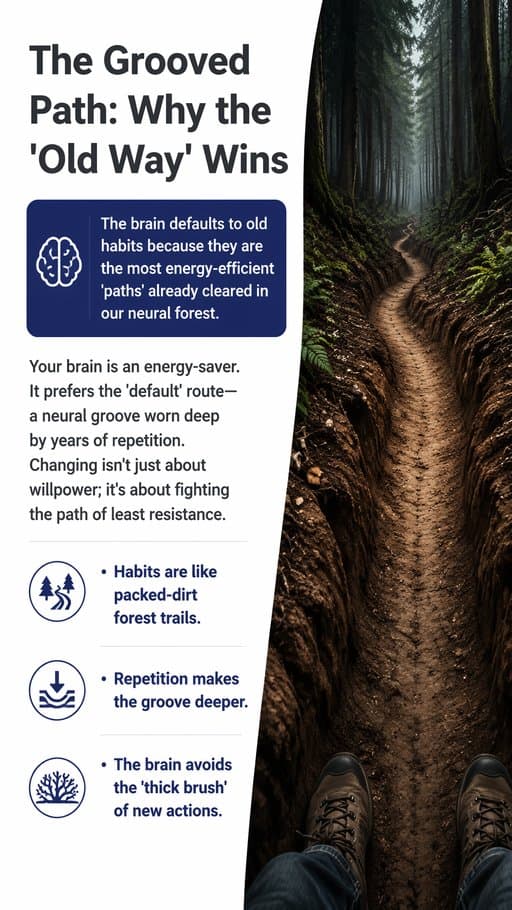 Why We Stick to Old Habits: The Path Metaphor, a carousel created in FormaLM.